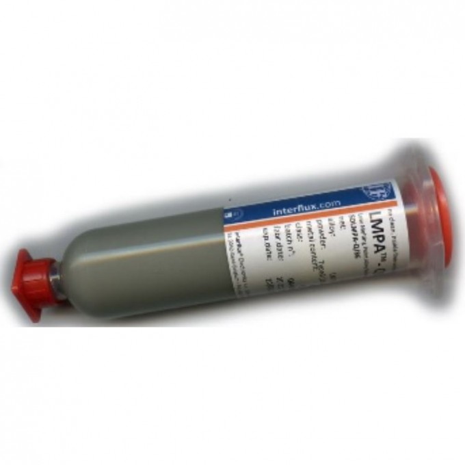 Паяльная паста безотмывочная INTERFLUX Sn63Pb37 LMPA™-Q6